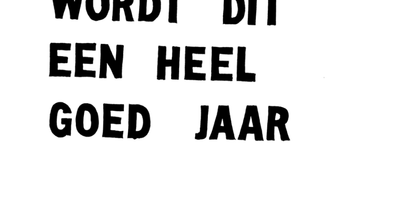 Volgens mij wordt dit een heel goed jaar, Loesje